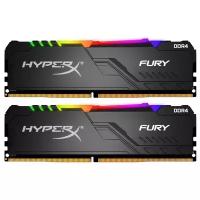 Оперативная память HyperX Fury RGB 64 ГБ (32 ГБ x 2 шт.) DDR4 2666 МГц DIMM CL16 HX426C16FB3AK2/64