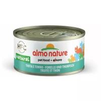 Влажный корм для кошек Almo Nature Legend, с форелью, с тунцом (кусочки в желе)