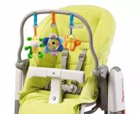 Комплект для стульчика Peg-Perego чехол Kit Tatamia и дуга с игрушками, verde