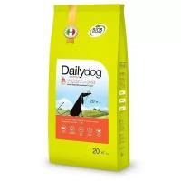 Dailydog корм для пожилых собак средних и крупных пород, индейка и рисом 20 кг