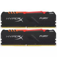 Оперативная память HyperX Fury RGB 32 ГБ (16 ГБ x 2 шт.) DDR4 2666 МГц DIMM CL16 HX426C16FB3AK2/32