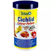 Сухой корм для рыб, рептилий Tetra Cichlid Colour Pellets