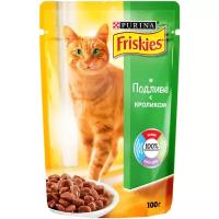 Влажный корм для кошек Friskies с кроликом 100 г (кусочки в соусе)