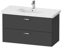 Тумба под раковину, Duravit, XBase, шгв 1000-458-560, цвет-графит матовый