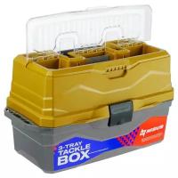 Ящик для снастей Tackle Box трехполочный золотой (N-TB-3-GO) NISUS