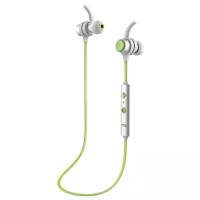 Беспроводные наушники Baseus B16 Comma, silver/green