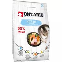 корм для котят Ontario с лососем