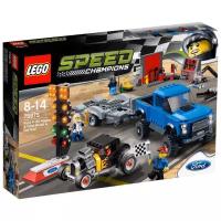 Конструктор LEGO Speed Champions 75875 Форд F-150 Раптор и Форд Model A Хот-род, 664 дет