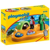 Набор с элементами конструктора Playmobil 1-2-3 9119 Пиратский остров