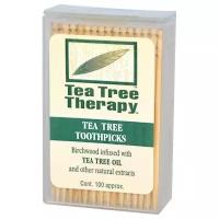 Tea Tree Therapy зубочистки со вкусом мяты