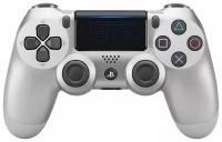 Геймпад Sony DualShock 4 v2 CUH-ZCT2E, серебристый, 1 шт