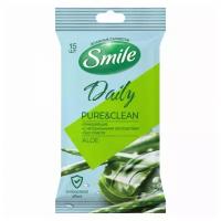 Влажные салфетки Smile Daily Алоэ