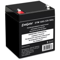 Exegate ES255175RUS Аккумуляторная батарея DTM 1205/EXS1250 (12V 5Ah, клеммы F1)