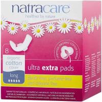 Natracare прокладки Long Ultra Extra Pads, 5 капель, 8 шт