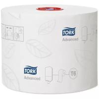 Бумага туалетная в Mid-size рулонах TORK Advanced(Т6) 2сл, 100м/рулон, белая мягкая, 27 шт