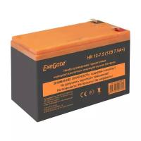 Exegate EX285638RUS Аккумуляторная батарея HR 12-7.5 (12V 7.5Ah 1228W, клеммы F2)