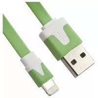 Кабель Liberty Project USB - Lightning (плоский), 1 м, белый