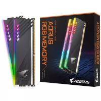 Оперативная память GIGABYTE AORUS RGB 16 ГБ (8 ГБ x 2 шт.) DDR4 3200 МГц DIMM CL16 GP-ARS16G32