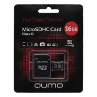 Карта памяти QUMO MicroSDHC 16GB (Сlass 10 UHS-I)