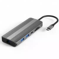 Мультифункциональная док-станция Ks-is USB Type C 10 в 1 (KS-713)