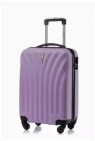 Чемодан L'case Phuket Ch0693, 40 л, размер S, фиолетовый