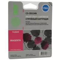 Картридж струйный Cactus CS-CB324N(CS-CB324) №178XL пурпурный (10мл) для HP PS B8553/C5383/C6383