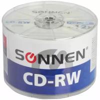 Диск CD-RWSONNEN700 Mb 4-12x, 50 шт