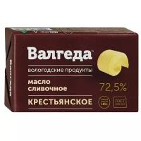 Валгеда Масло сливочное Крестьянское 72.5%, 180 г