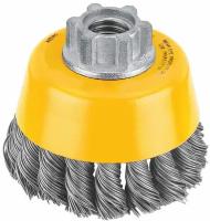 Чаш. щетка пучки вит. пров.75х22ммхM14 DeWalt DT3492-QZ