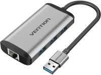 Порт-репликатор Vention USB 3.0 to USB3.0*3/Gigabit Ethernet Docking Station