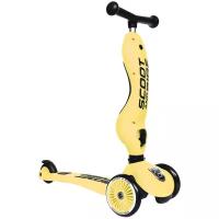 Детский трехколесный самокат с сиденьем Scoot&Ride HighwayKick Лимон 1643754