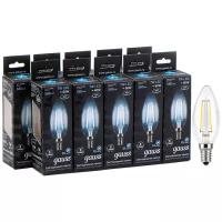 Упаковка ламп 10 штук Gauss Filament Свеча 7W 580lm 4100К Е14 LED 1/10/50