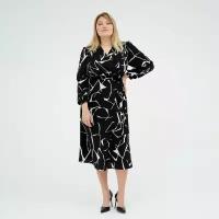 Платье женское Mist, plus-size, р.50, черный Mist 7446370