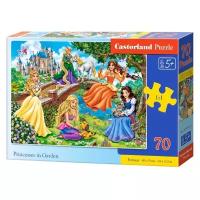 Пазл Castorland Princesses in Garden (B-070022), 70 дет., 29х40х22 см, мультиколор