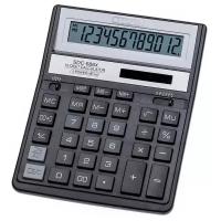 калькулятор настольный 12-разр, 158*203*31мм, 2-е питание, черный SDC-888XBK 1215120