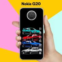 Силиконовый чехол на Nokia G20 Машины / для Нокия Джи20