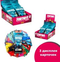 3 дисплея карточек Panini FORTNITE TCG RELOADED (780 карточек)