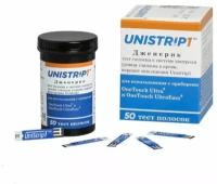 Тест-полоски Юнистрип 1 (Unistrip 1) для глюкометров OneTouch Ultra и OneTouch UltraEasy, №50