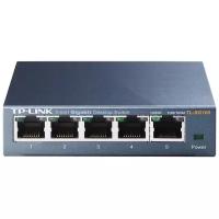Коммутатор TP-LINK TL-SG105, 5 портов Ethernet 1000 Мбит/с