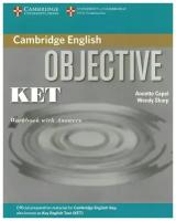 Objective KET Workbook with answers