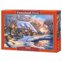 Пазл Castorland Winter Cottage (B-53278), 500 дет., разноцветный