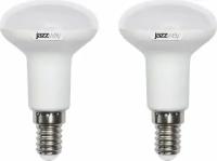 Светодиодная лампа JazzWay PLED Super Power 7W эквивалент 60W 5000K 540Лм E14 для спотов R50 (комплект из 2 шт)