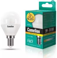 Светодиодная лампа Camelion LED5-G45 830 E14