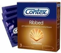Презервативы Contex (Контекс) Ribbed 3 шт