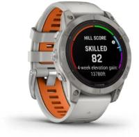 Умные часы Garmin Fenix 7 Pro Sapphire Solar Titanium DLC Orange Band