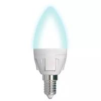 светодиодная лампа свеча Белый дневной 7W UL-00004294 LED-C37 7W/4000K/E14/FR/DIM PLP01WH Диммируемая Яркая