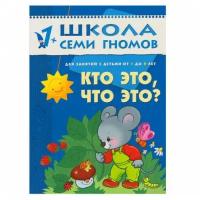 Школа Семи Гномов ШСГ. Второй год обучения. Кто это, что это? Для занятий с детьми от 1 до 2 лет. Денисова Д. / Школа Семи Гномов изд-во: Мозаика-Синтез авт: Денисова Д. 455770