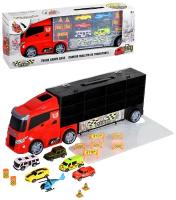 Jinjia Toys Автовоз-чемодан с машинками и аксессуарами