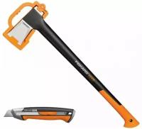 Набор инструментов Fiskars, CarbonMax, 1057915, топор, нож, 2 предмета