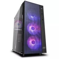 Deepcool MATREXX 55 MESH ADD-RGB 4F без БП, боковое окно (закаленное стекло), 3xARGB 120мм вентилятора спереди, 1xARGB 120мм вентилятор сзади, черный